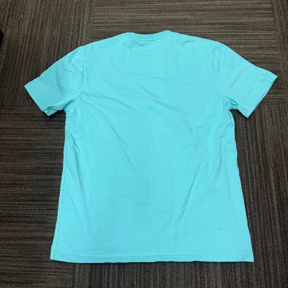 Amazon Essentials Men's Light Blue Short Sleeve Tee - Picture 2 of 7